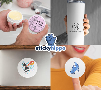 Custom Round Vinyl Stickers