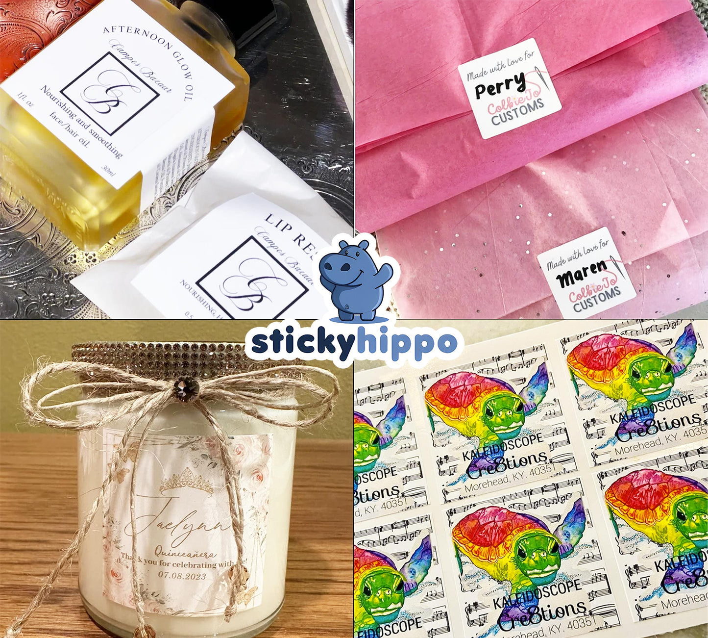 Custom Square Vinyl Stickers