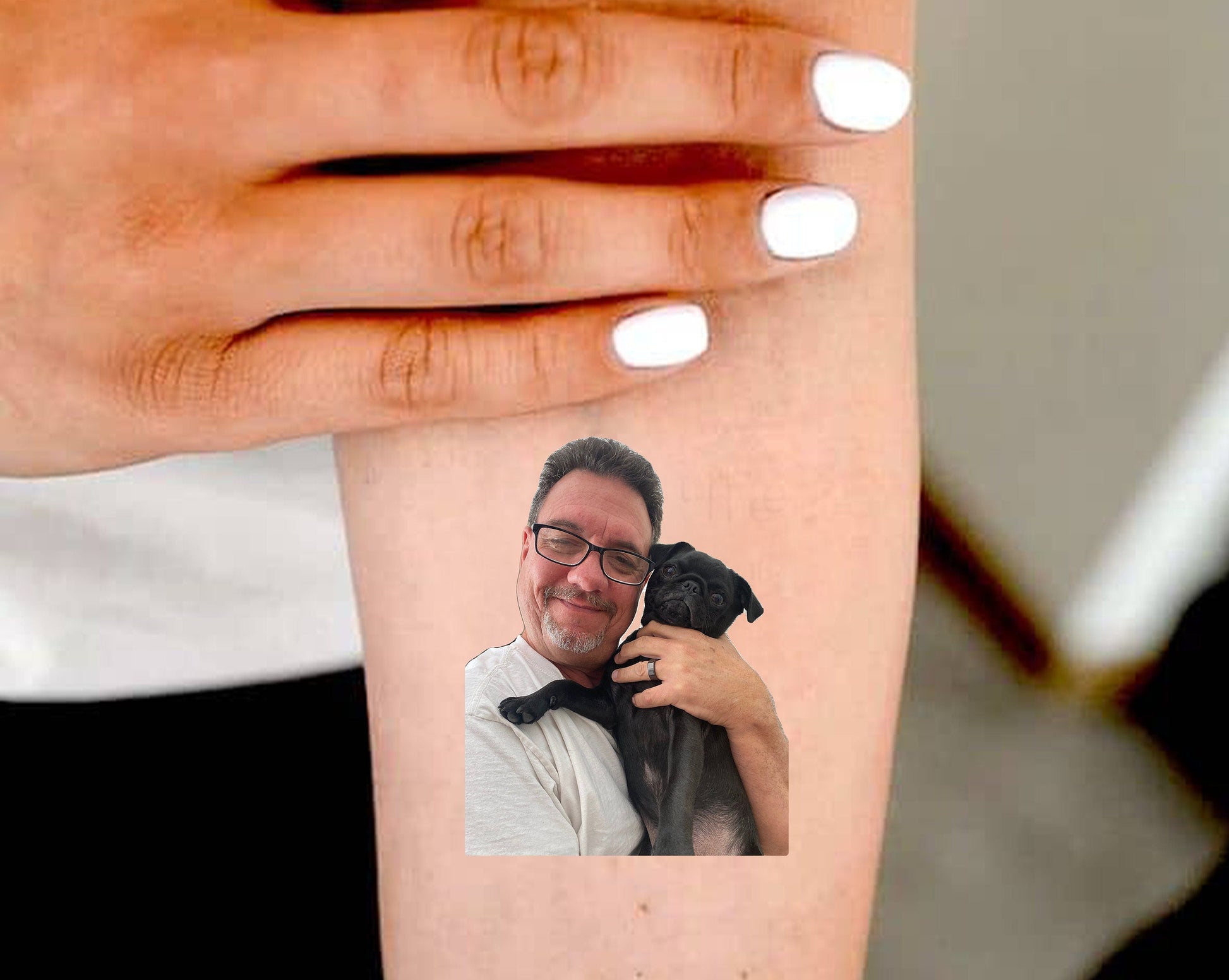 Any Size | Custom Temporary Face Tattoos for Bride / Groom, Bachelorette Party, Boyfriend, Girlfriend Face