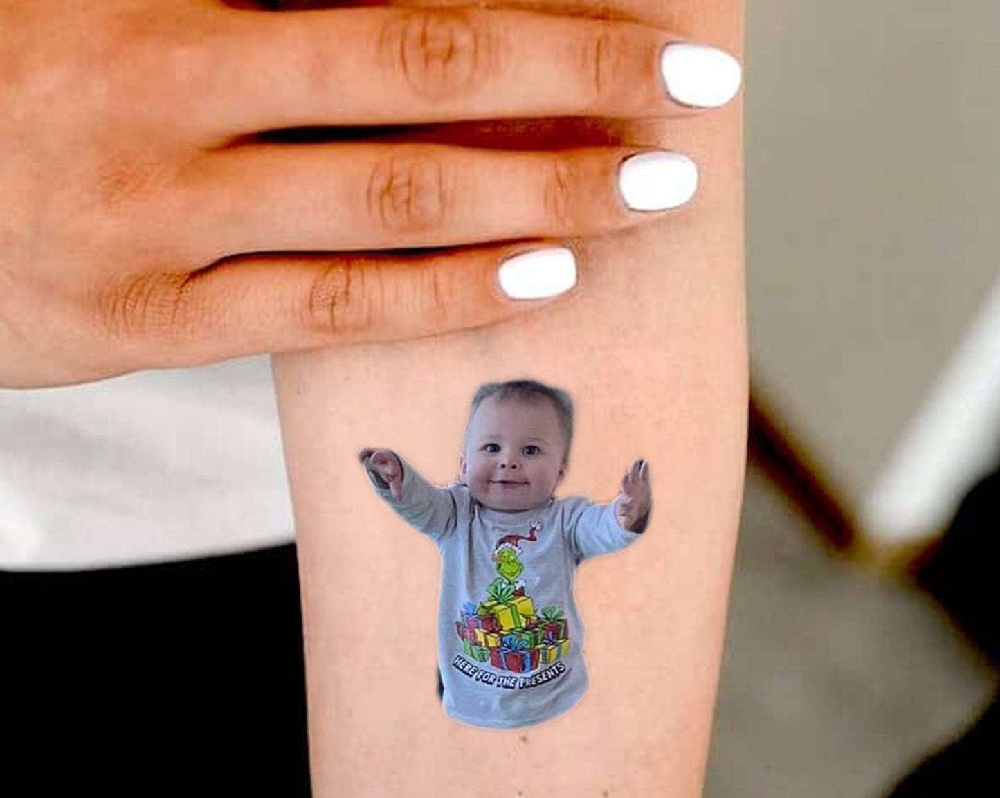 Any Size | Custom Temporary Face Tattoos for Bride / Groom, Bachelorette Party, Boyfriend, Girlfriend Face