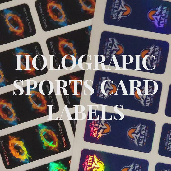 holographic sports card stickers