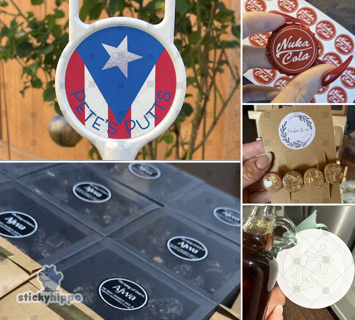 Custom Round Vinyl Stickers