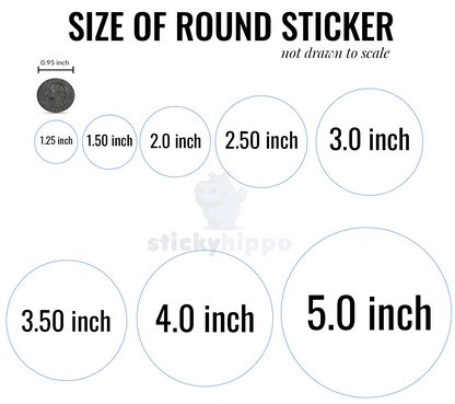 Custom Round Vinyl Stickers