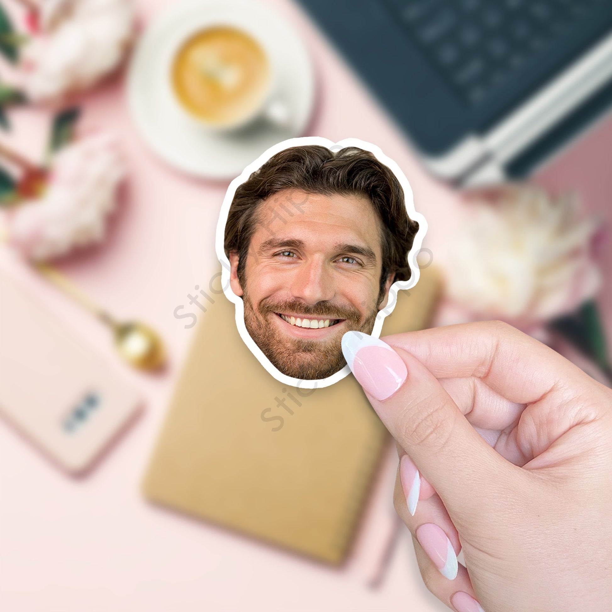 Any Size Personalized Custom Face Stickers or Temporary Tattoos | Personalized Baby, Kid, Boyfriend, Girlfriend, Face Stickers or Tattoos
